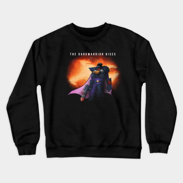 The Darkwarrior Rises Crewneck Sweatshirt by crula